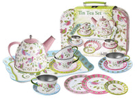 Tin Tea Set Bird - Champion