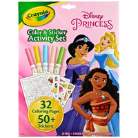 Crayola Colour & Sticker Activity Set Princess - All Brands Toys