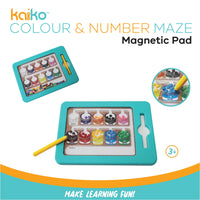 Colour & Number Magnetic Maze - Kaiko Fidgets