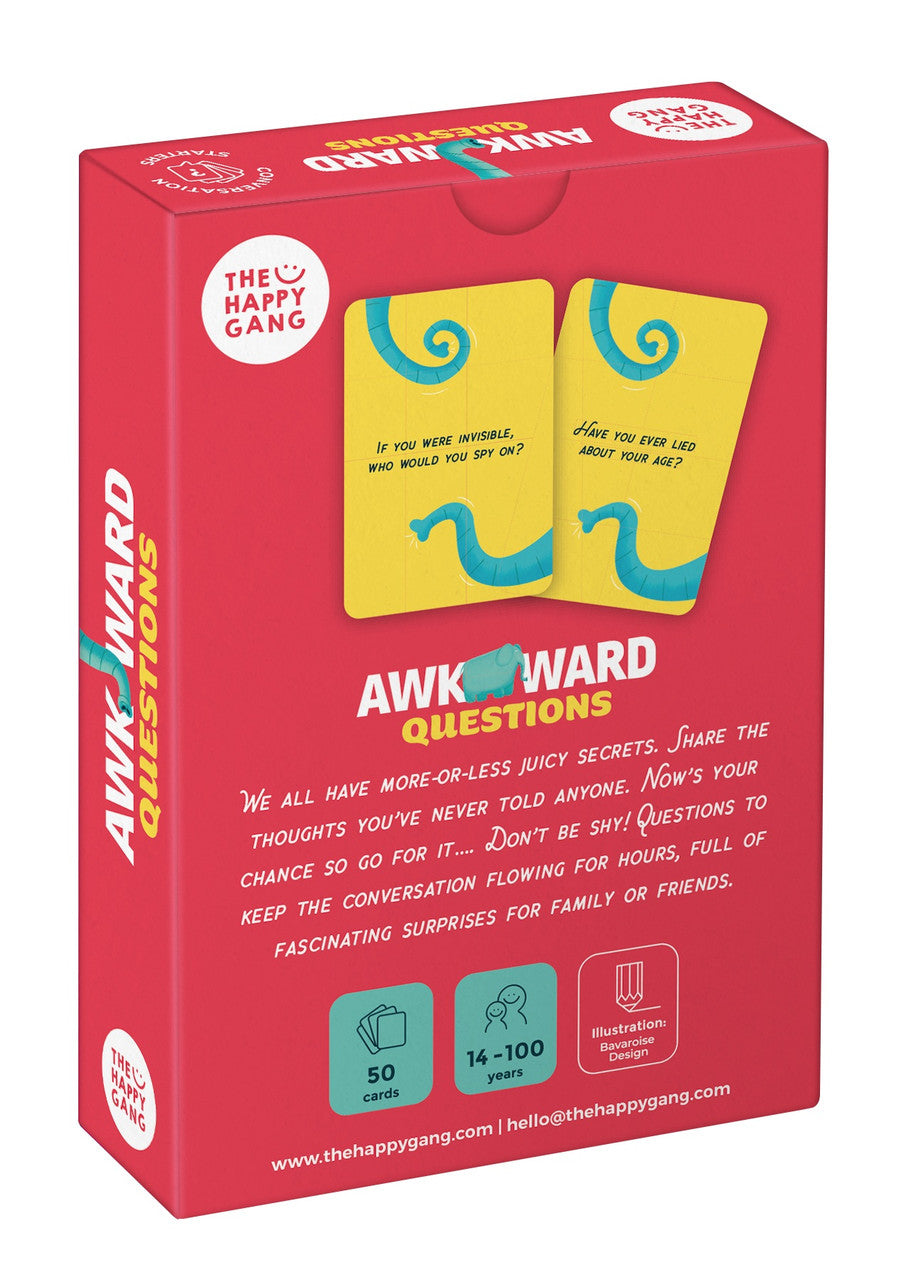 Conversation Starters Awkward Questions - The Happy Gang