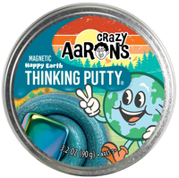 Crazy Aarons Thinking Putty 4 inch tin Happy Earth - Jazwares