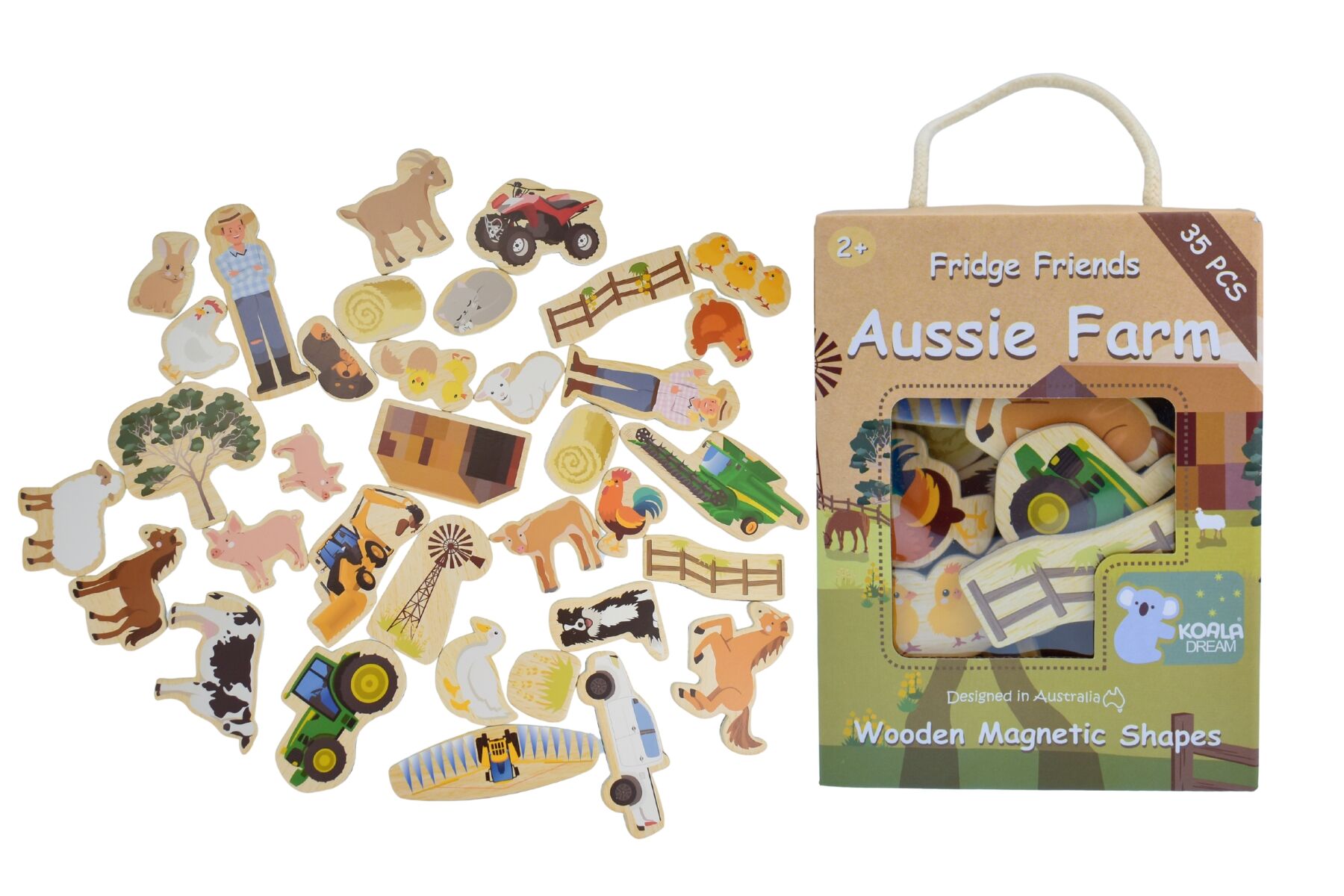 Fridge Friends Aussie farm magnets