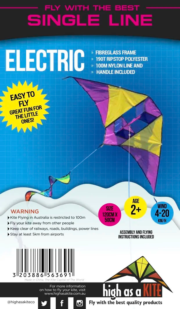 Single Line Kite Electric - High as a Kite