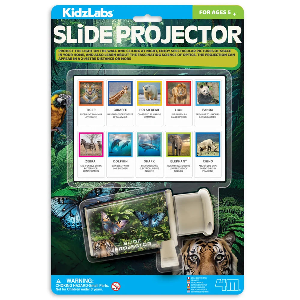 Kidzlabs Slide Projector Wildlife Animals - Johnco