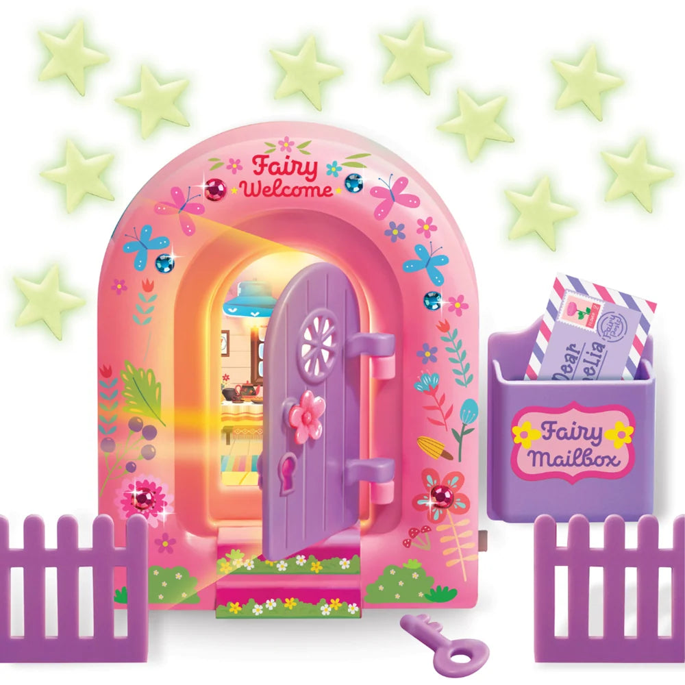 4M KidzMaker Starlit Light-Up Fairy Door kit - Johnco