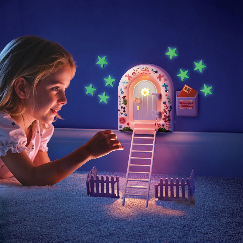 4M KidzMaker Starlit Light-Up Fairy Door kit - Johnco