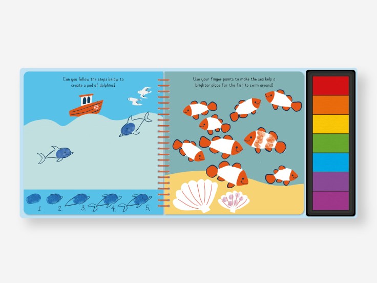 Finger Print Fun Ocean - Really decent Books