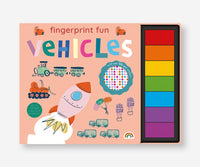 Finger Print Fun Vehicles - Really decent Books