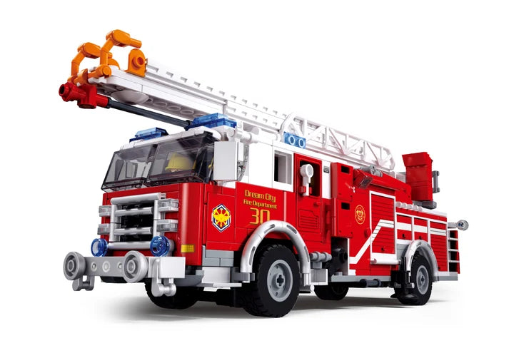 Fire Truck Scale 1/35 185 Pcs Sluban - Belta Brands
