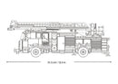 Fire Truck Scale 1/35 185 Pcs Sluban - Belta Brands