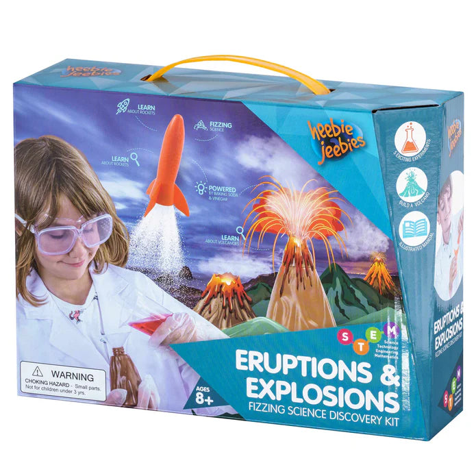 Science Kit Eruptions & Explosions - Heebie Jeebies