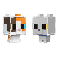 Minecraft Flippin’ Figs – Calico Cat + British Shorthair Cat