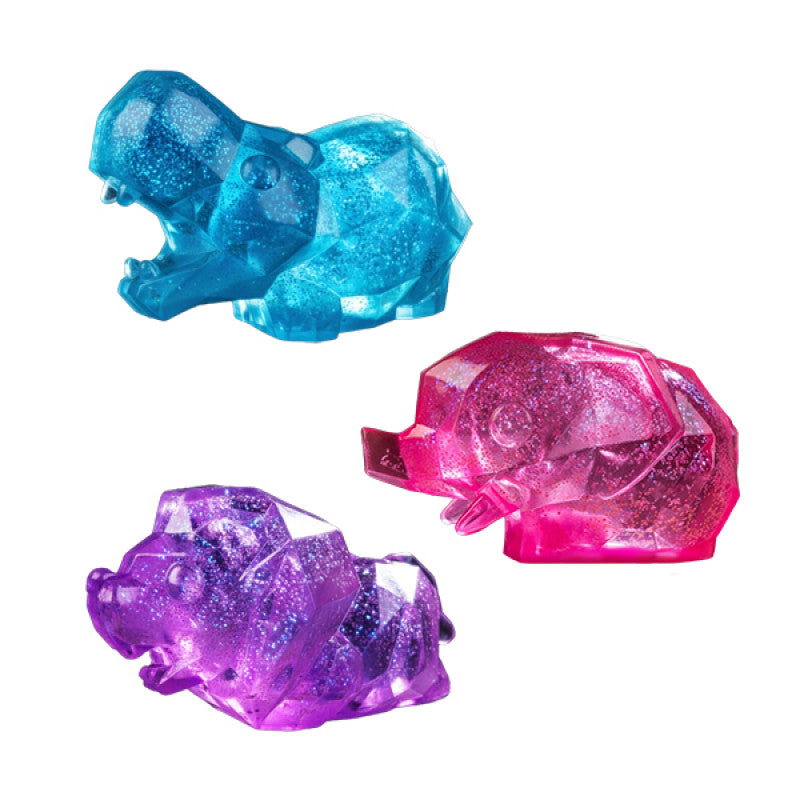 Super Squeeze Polyhedron Glow in the Dark Animals Smooshos - MDI Aus