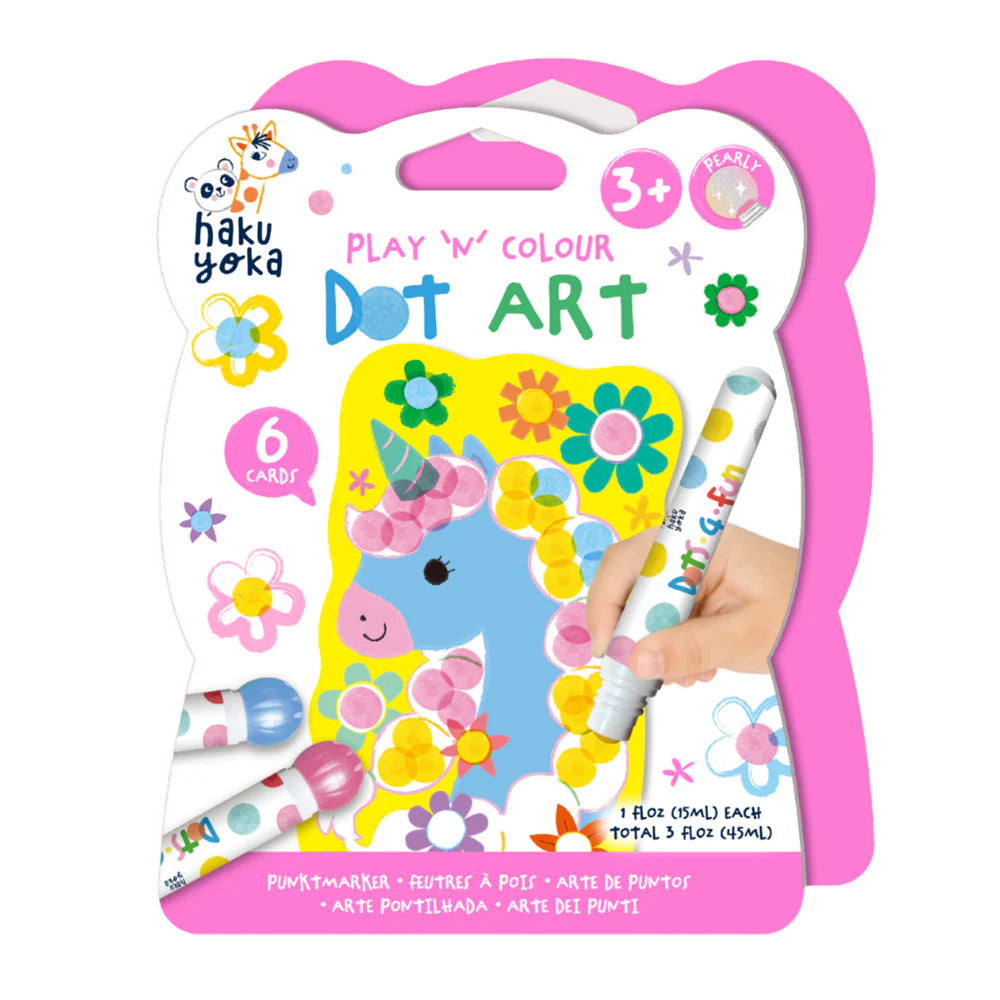 Play 'N' Colour Unicorn Dot Art kit - Johnco