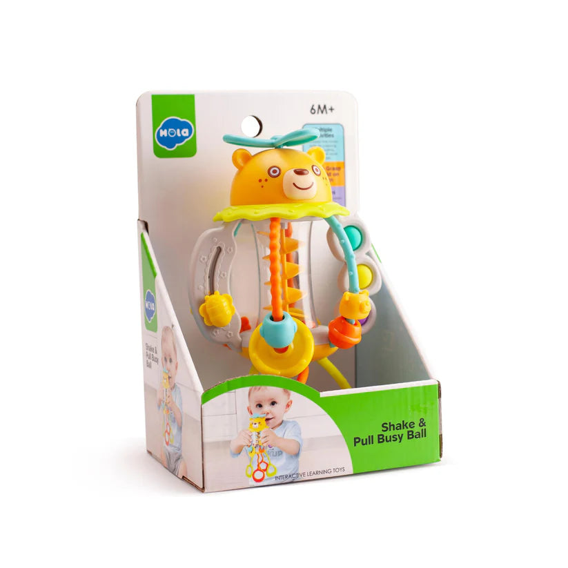 Shake & Pull Busy Ball - Hola