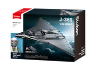 J36S Fighter Jet Scale 1:44 1248 Pcs Sluban - Belta Brands