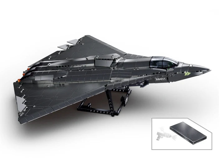 J36S Fighter Jet Scale 1:44 1248 Pcs Sluban - Belta Brands