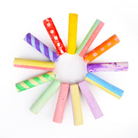 Washable Sidewalk Chalk 24 Colours w/ 2 holders - Eleganter