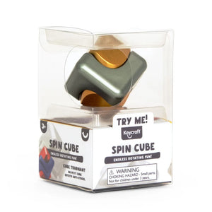 Metallic Spin Cube Keycraft - William Valentine