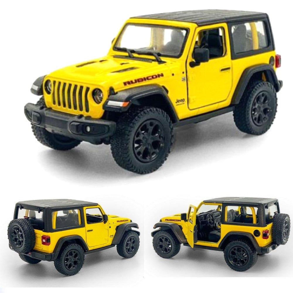 5" 1:38 Die Cast 2018 Jeep Wrangler asstd Colours - Kinsmart