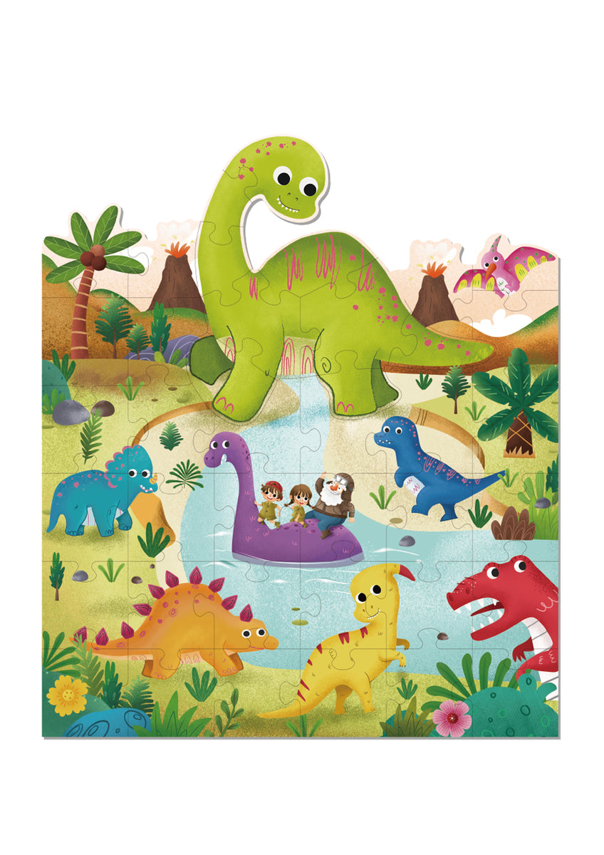 Dinosaur floor Puzzle 40pc Tookyland - Eleganter