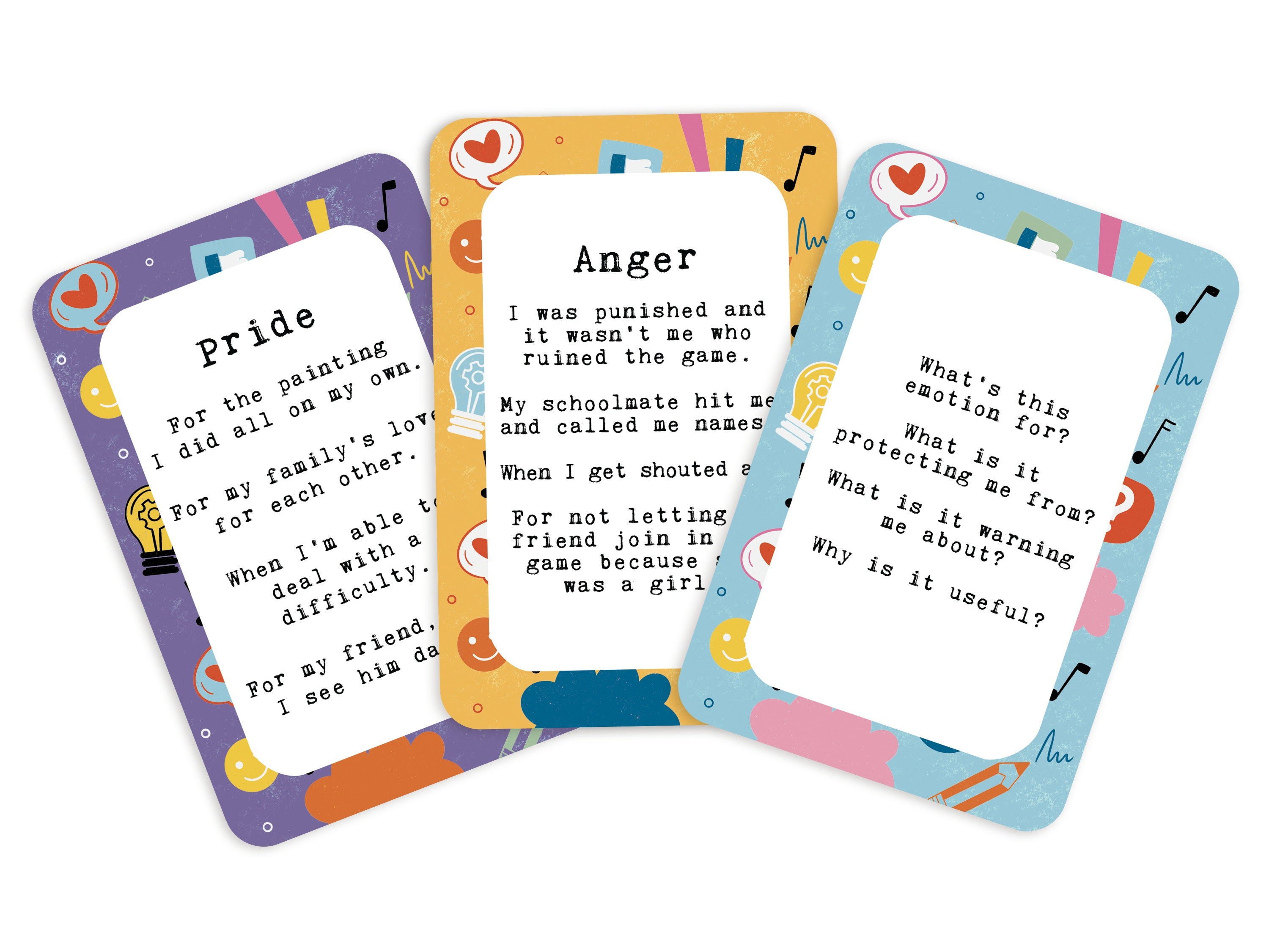 Flashcards Let's Talk  About Emotions - Mishmashed