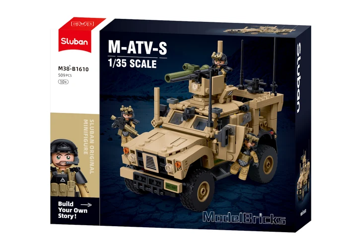 M-ATV-S Vehicle Scale 1:35 509 Pcs Sluban - Belta Brands