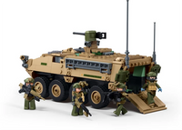 M112-S Stryker (1 Kit 3 Builds) Scale 1:35 751 Pcs Sluban - Belta Brands