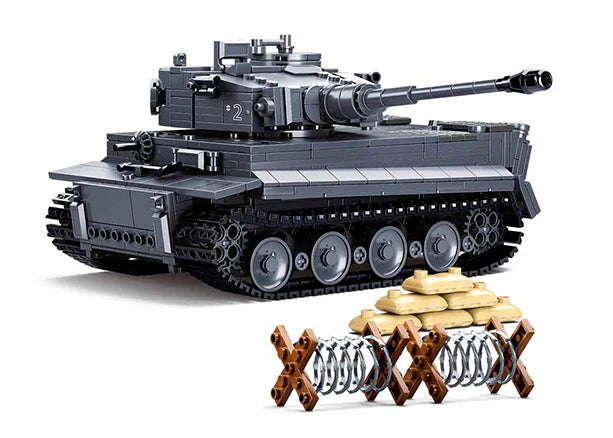 Powerbricks - RC Panzerkampfwagen TIGER Tank 814pcs - Sluban