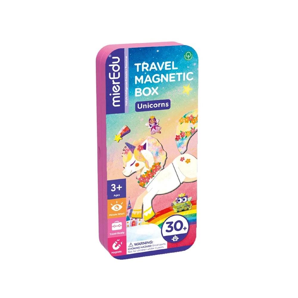 MierEdu Magnetic Travel Box Unicorns - Johnco