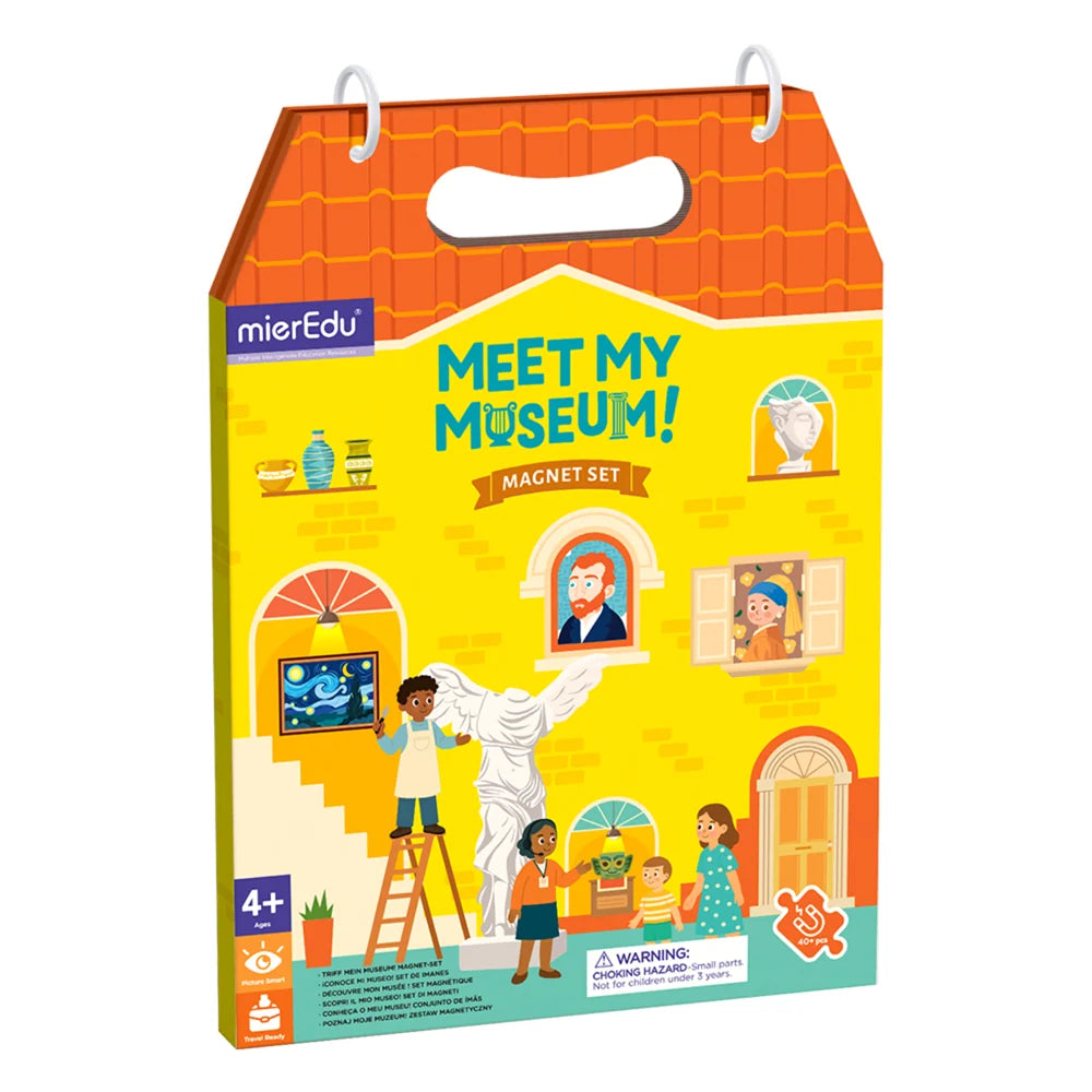 Magnet Set Meet my Museum MierEdu - Johnco