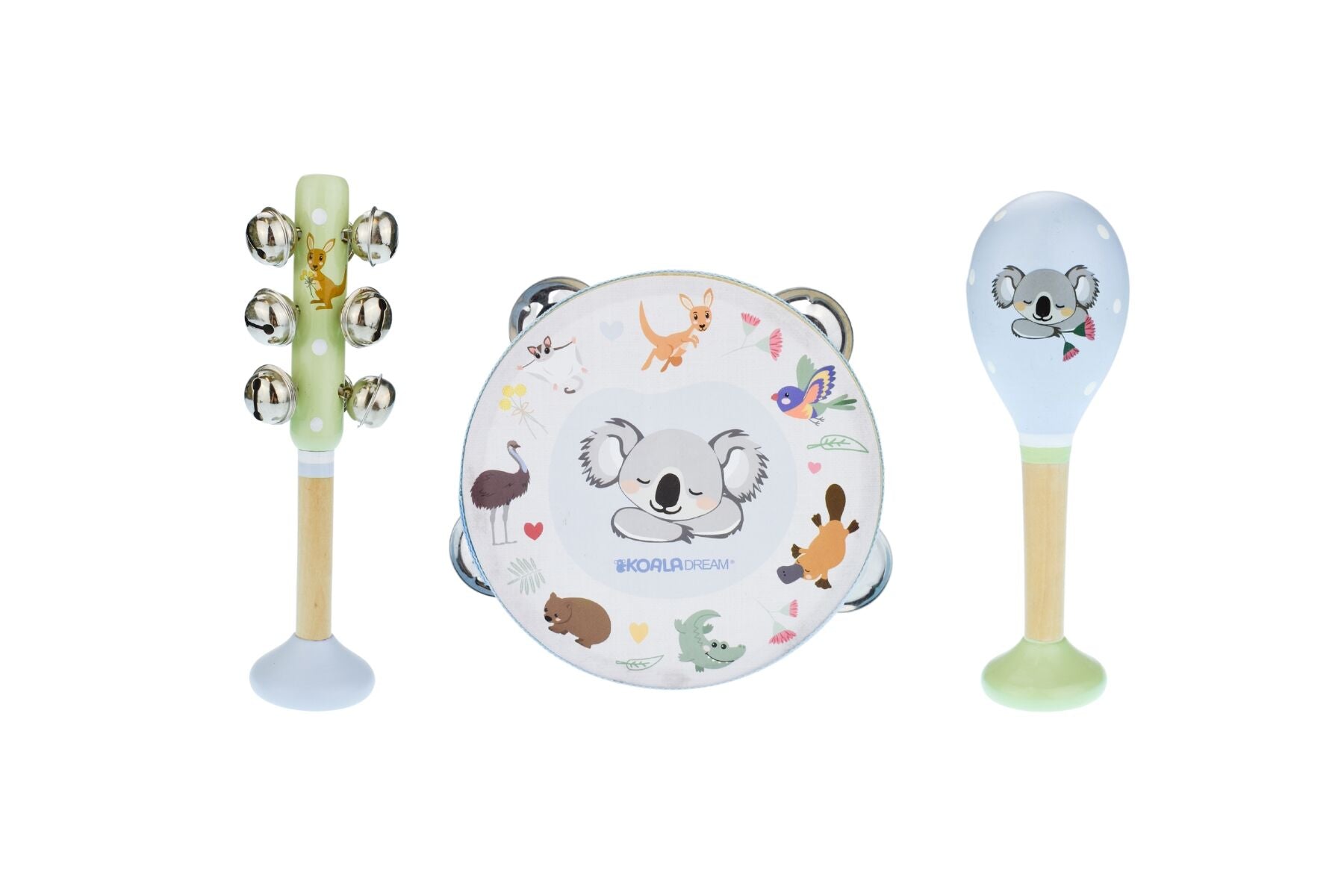 3pc Musical Set Australian Animals Bush Buddies - Eleganter