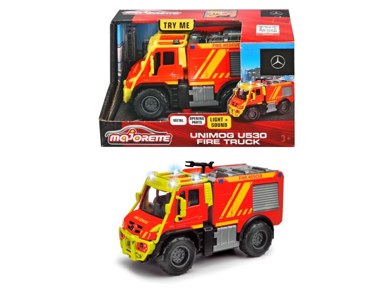 UNIMOG Fire Truck L/S Majorette - Rainbow Pacific