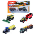 Farm Tractor & Trailer Set 4 asstd Majorette - Rainbow Pacific