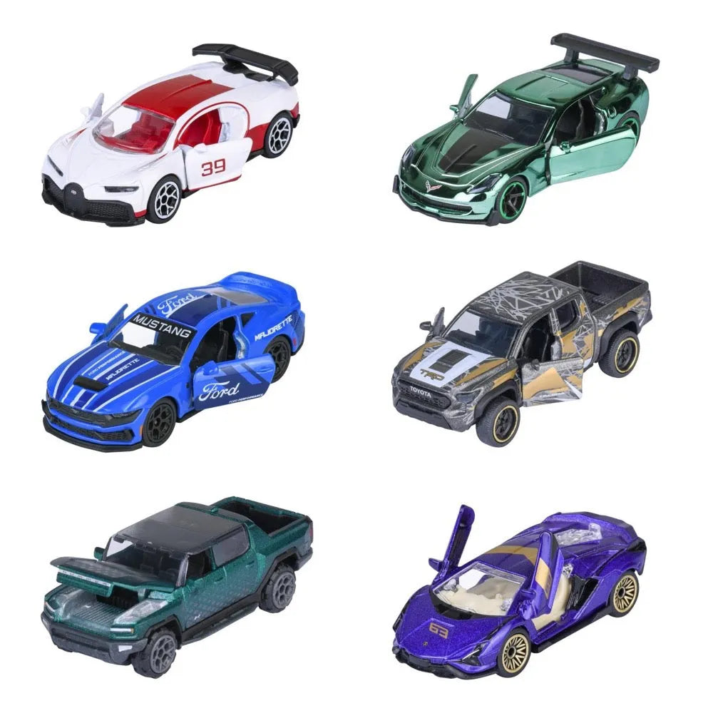 Die Cast Showroom Deluxe Cars 6 asstd Majorette - Rainbow Pacific