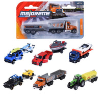 City Themed Vehicle & Trailer Set Majorette - Rainbow Pacific
