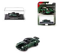 Die Cast Porsche 930 Turbo 1975 Metallic Green Majorette - Rainbow Pacific
