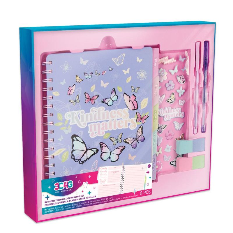 Butterfly Deluxe Journaling Set 3C4G - Rainbow Pacific