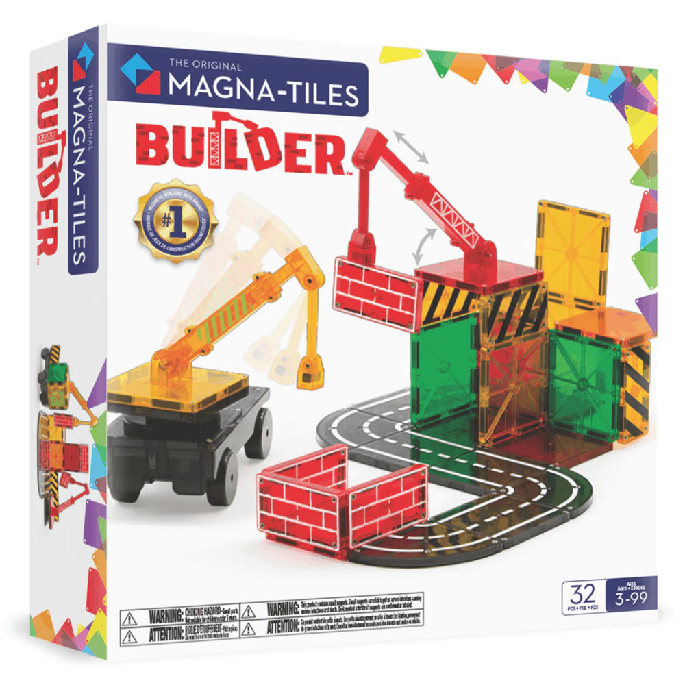 Magna-Tiles Builder 32pc Set - Johnco