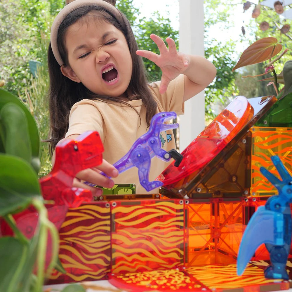 Magna-Tiles DINO World 40pc Set - Johnco