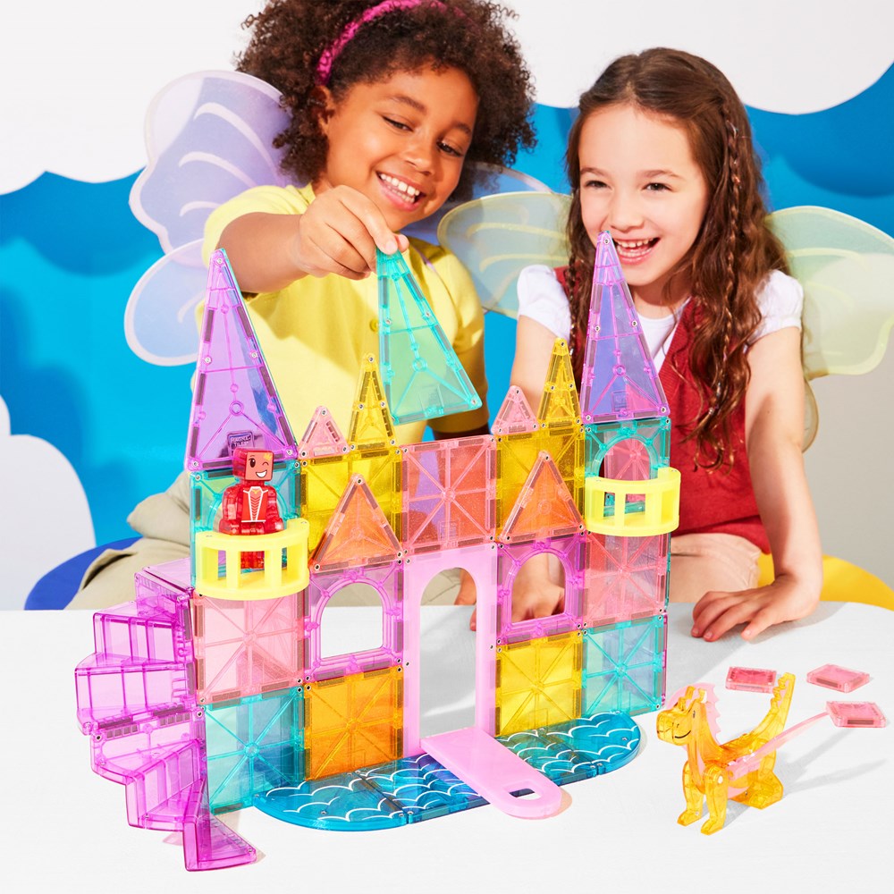 Magna-Tiles Castle DLX+microMAGS - Johnco