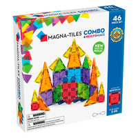 Magna-Tiles Combo+microMAGS 46pc Set - Johnco