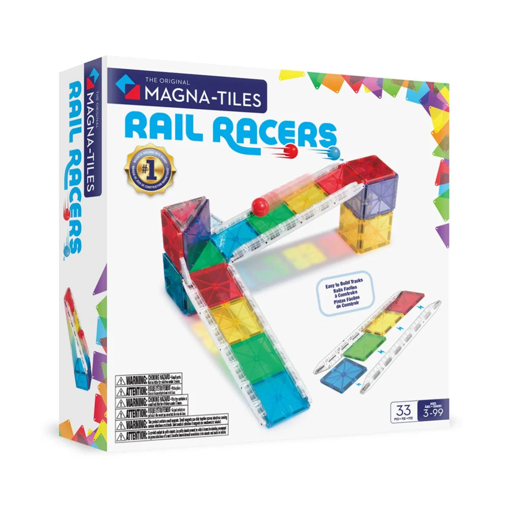 Magna-Tiles Rail Racers 33pcs - Johnco