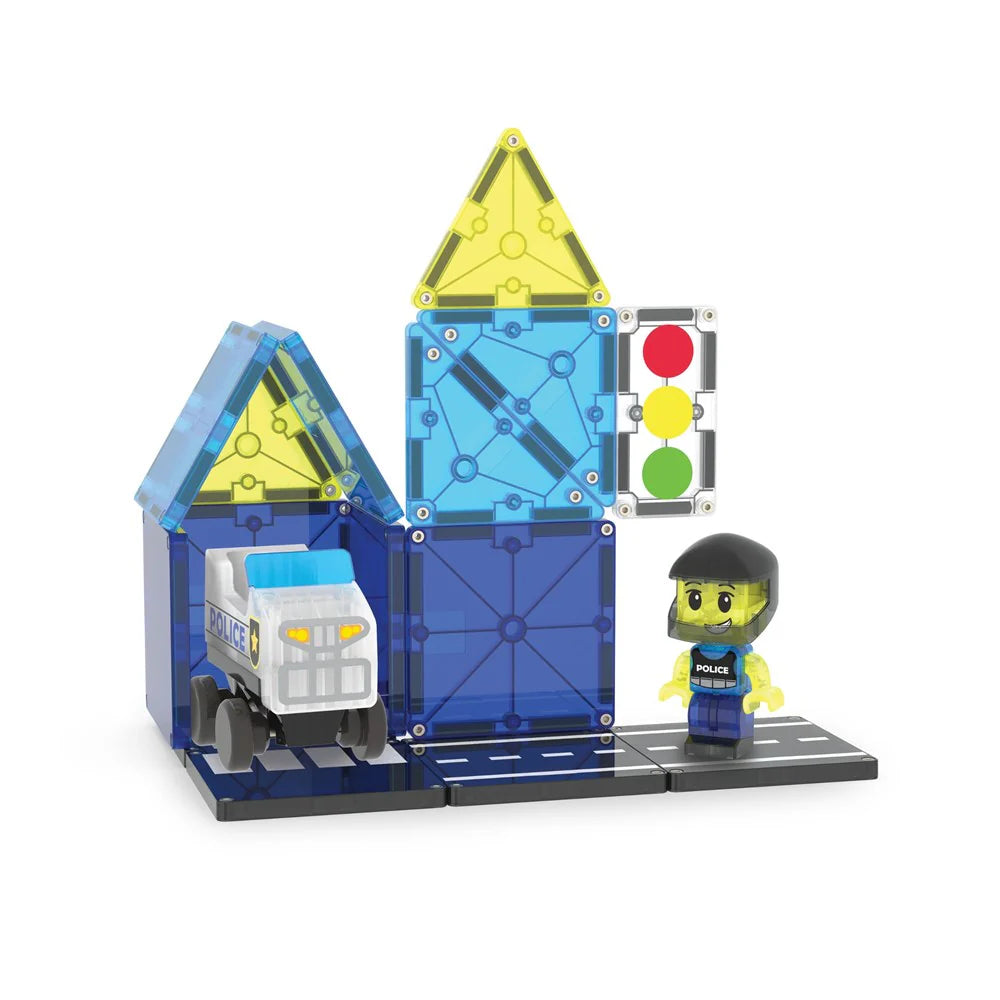 Magna-Tiles Police Patrol 20pcs - Johnco