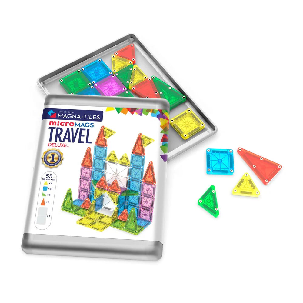 Magna-Tiles microMAGS Travel Set Deluxe 55pcs
