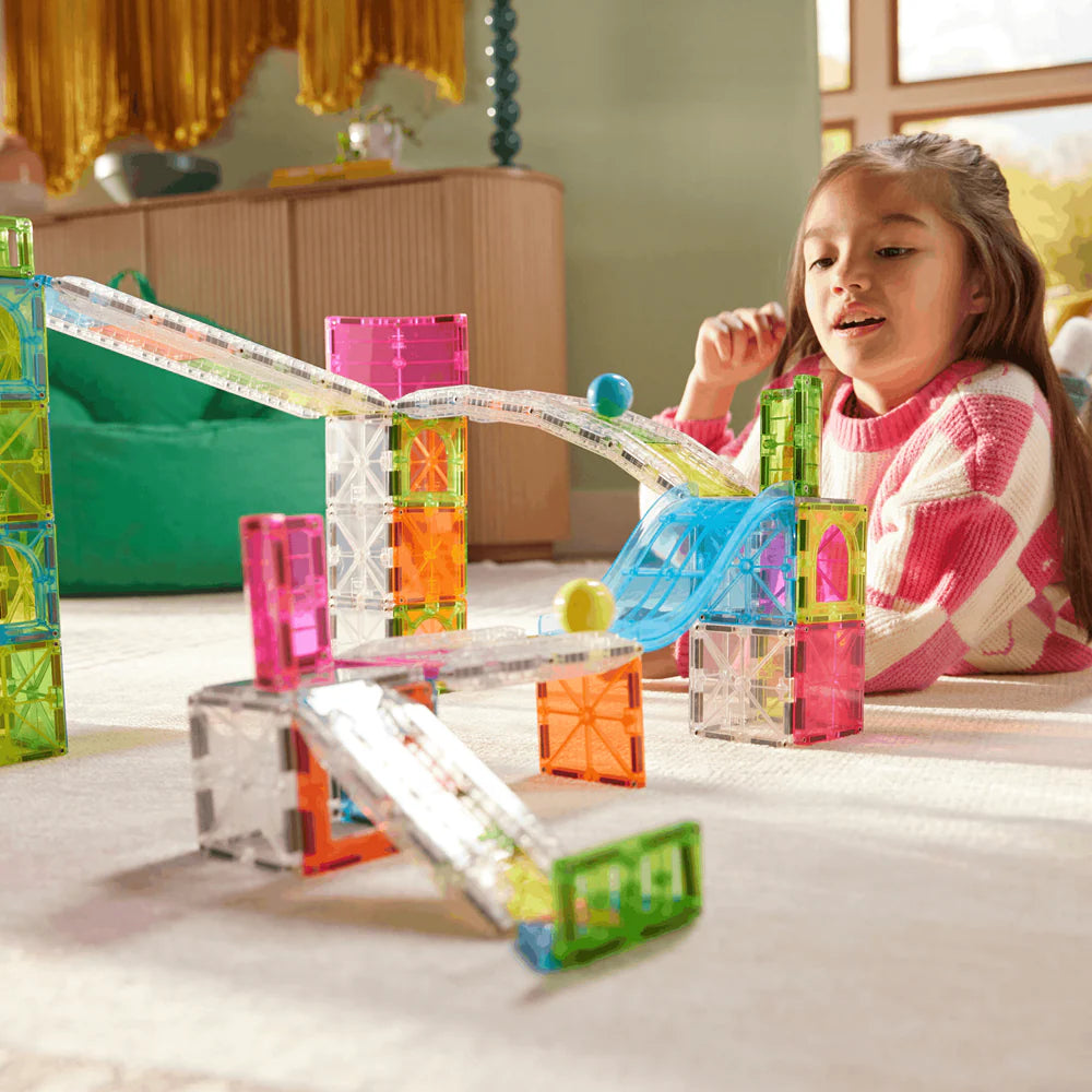 Magna-Tiles Rail Racers Max 80pcs - Johnco