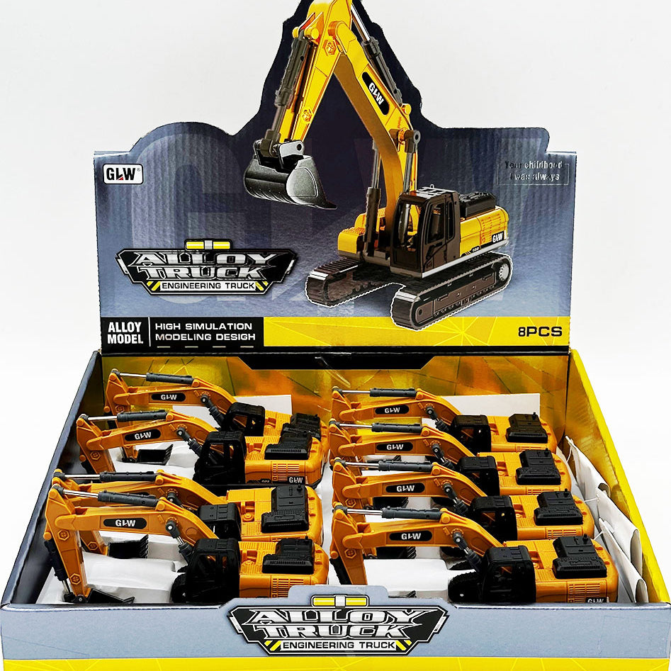 Die Cast Ally Engineering Excavator 11cm - Jack in the Box