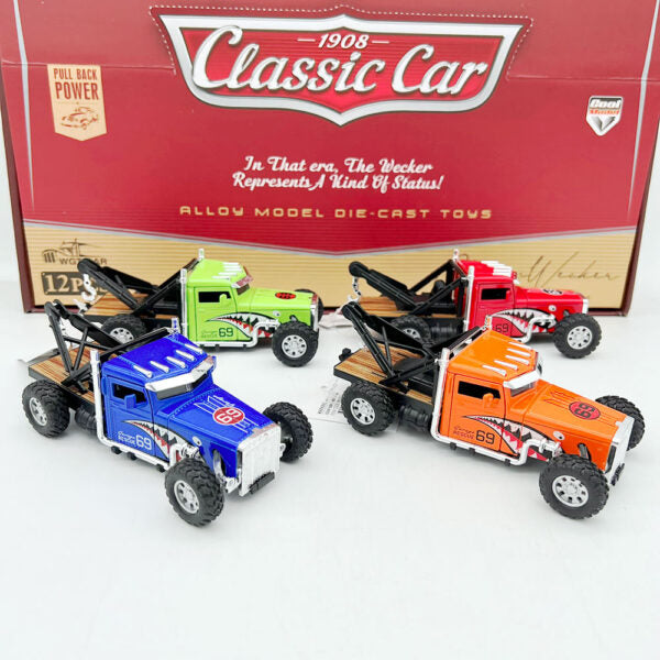 Die Cast Pullback Tow Truck - Jack in the Box
