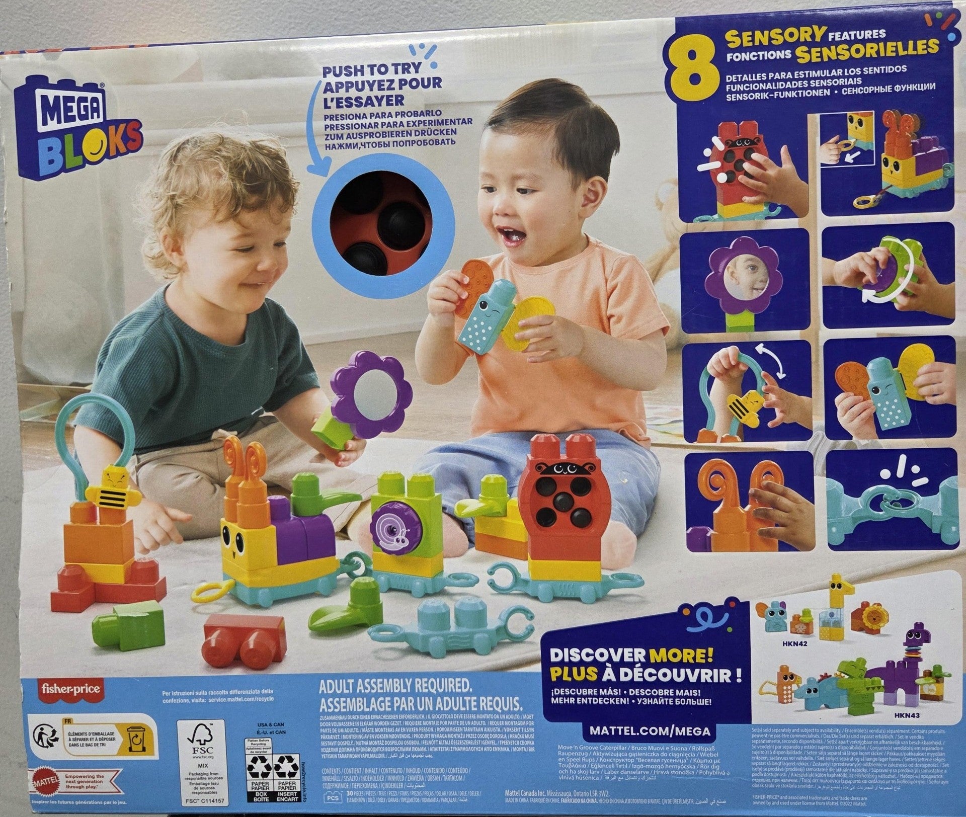 Mega Blocks Move N Grove Caterpillar - Fisher Price