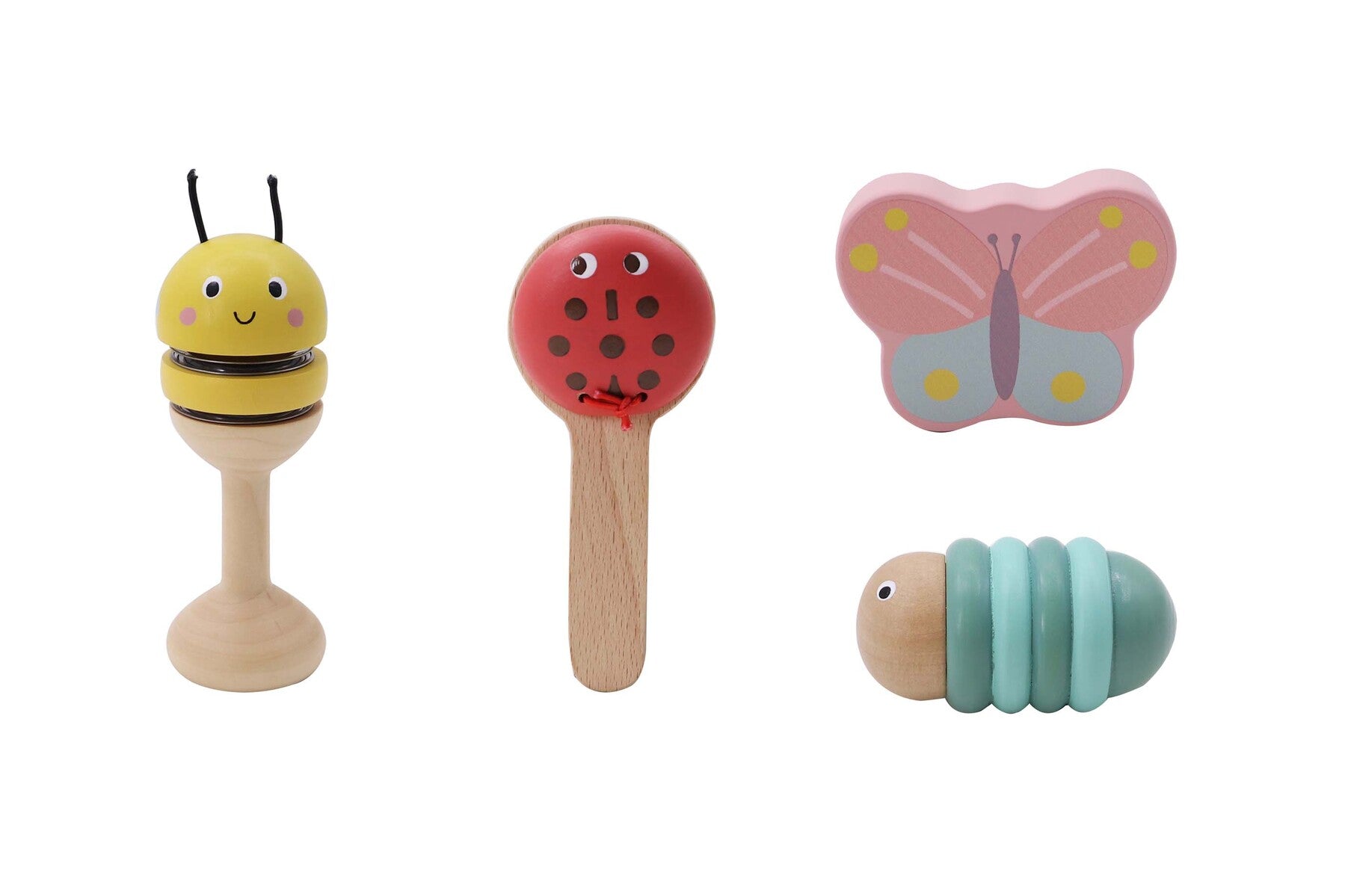 Wooden Spring Insect Music Set - Kapper Kidz